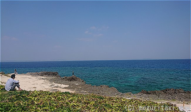久高島カベール岬からのオーシャンビュー
